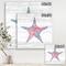 Designart - Pink Starfish Ocean Life - Nautical & Coastal Canvas Art